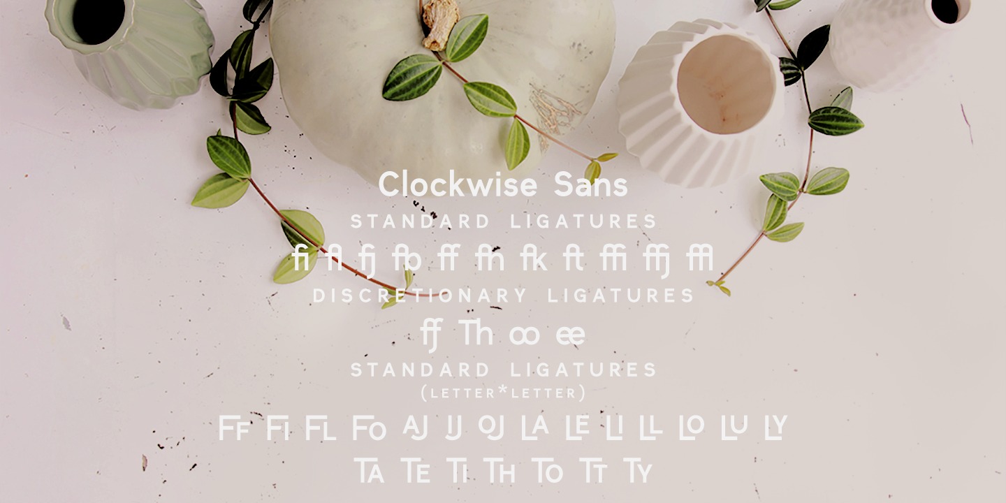 Пример шрифта Clockwise Bold Italic